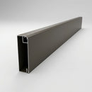U Return Aluminium Fascia Board 30x25mm – 3m Length — RAL 7022