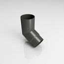 Flush Joint Aluminium Downpipe Bends 63mm Diameter — RAL 7022 / 112.5 Deg
