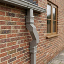 72x72mm Aluminium Adjustable Swanneck Offset — RAL 7036 (in use)