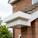 Aluminium Coping Angles 90° – Secret Fix Polyester Powder Coated — RAL 9010 (in use)