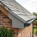 L Return Fascia Board Angle Covers – Aluminium Corner Fascia — RAL 7036 / 90 Deg Internal Angle (in use)