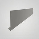 Aluminium Fascia Board Sample — RAL 7036 / 'V' Return
