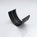 Deepflow Aluminium Gutter Jointer 130mm Marine Grade — Textured Black