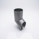 63mm Diameter Flush Joint Aluminium Downpipe Shoe (view 2)