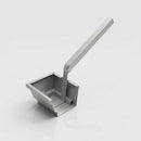 Moulded Ogee Gutter Side Rafter Bracket 125 x 100mm — RAL 9006