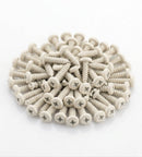 No. 12 × 30mm Pozi Pan Gutter Bracket Fixing Screw (100 Pack) — RAL 9010