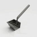 Moulded Ogee Gutter Side Rafter Bracket 125 x 100mm — RAL 7037
