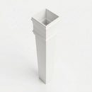 Traditional Downpipe Length 72x72mm x 3m Non-Eared Socket — RAL 9016
