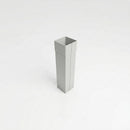 72x72mm Aluminium Gutter Outlet Spigot Extender — RAL 7035