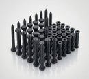 M8 x 70mm Hex Head Coach Screws, Stainless Steel (Pack of 50) — Textured Black