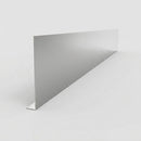 Aluminium Fascia Board Sample — RAL 9006 / 'L' Return