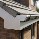L Return Fascia Board Angle Covers – Aluminium Corner Fascia — RAL 9006 / 90 Deg Internal Angle (in use)