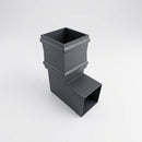 Traditional Aluminium Downpipe Bends 72x72mm – 92.5° & 112.5° — RAL 7016 / 92.5 Degrees