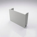 Aluminium Box Gutter Stop End 135 x 100mm — RAL 7035