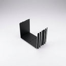 Aluminium Box Gutter Jointer 135 x 100mm — Textured Black
