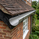 Deepflow Aluminium Gutter Length 130mm × 3m — RAL 7036 (in use)