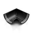Half Round Aluminium Gutter Angle 90° - 125mm — Textured Black