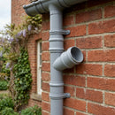 63mm Diameter Traditional Downpipe Branches 92.5° & 112.5° — RAL 7035 / 112.5 Degrees (in use)
