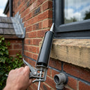 Joint Silicone Sealant 380ml Grey Low Modulus — RAL 7021 (in use)