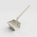 Moulded Ogee Gutter Side Rafter Bracket 125 x 100mm — RAL 9010