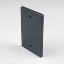 Aluminium Downpipe Access Plate 72x72mm — RAL 7016