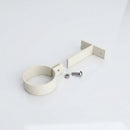 Adjustable Aluminium Pipe Clip 76mm Diameter — RAL 9010