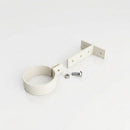 Adjustable Aluminium Pipe Clip 76mm Diameter — RAL 9010