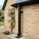 Traditional Aluminium Downpipe Sample — RAL 9005 / 76mmØ (in use)
