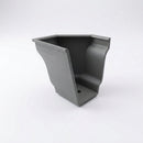 Moulded Ogee Gutter Right Hand Stop End 125 x 100mm — RAL 7037