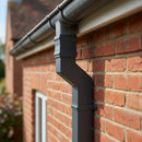 72x72mm Aluminium Adjustable Swanneck Offset — RAL 7016 (in use)
