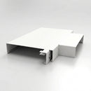 Aluminium Coping T-Junction – Secret Fix Wall Detail — RAL 9016