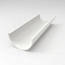 Half Round Gutter Sample – Aluminium — RAL 9016