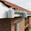Touch Up Paint for Metal Gutters & Fixings (125ml) — RAL 7035 (in use)