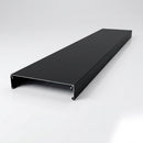 Aluminium Coping Length 3m - Secret Fix Powder Coated — RAL 9005