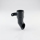 Traditional Aluminium Downpipe Shoe 63mm Diameter — RAL 7021