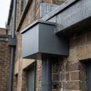 300×250×200mm Aluminium Hopper Head, 76mm Flush Joint