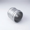 76mm Traditional Aluminium Downpipe Socket Non-Eared Spare — RAL 9006