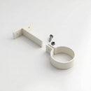Adjustable Aluminium Pipe Clip 63mm Diameter — RAL 9010