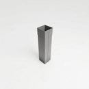 72x72mm Aluminium Gutter Outlet Spigot Extender — RAL 7037