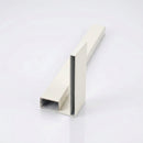 L Return Aluminium Fascia Board Joint Cover — RAL 9010