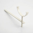 Half Round Aluminium Gutter Rise and Fall Bracket 125mm — RAL 9010
