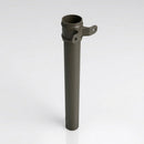 Aluminium Downpipe Length Eared Socket 63mm Dia x 3m — RAL 7022