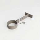 Adjustable Aluminium Pipe Clip 76mm Diameter — RAL 7036