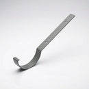 Half Round Aluminium Gutter Top Rafter Bracket 125mm — RAL 7037