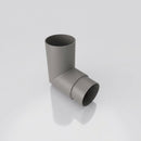 76mm Diameter Flush Joint Aluminium Downpipe Bends — RAL 7036 / 92.5 Deg