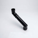 76mm Diameter Flush Joint Adjustable Swanneck Downpipe — RAL 9005