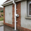 63mm Flush Joint Downpipe Branches – 92.5° or 112.5° Arms — RAL 9010 / 112.5 Deg (in use)