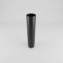 Aluminium Flush Joint Downpipe Sample — RAL 7021 / 63mmØ