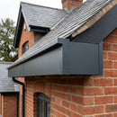 L Return Aluminium Fascia Board Gable Box Ends — RAL 7016 (in use)