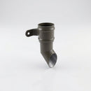 Traditional Aluminium Downpipe Shoe 63mm Diameter — RAL 7022
